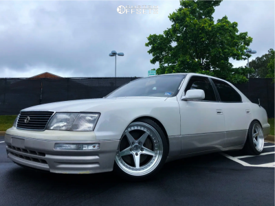 【CPC-LSF】スキノス様 1997 Lexus LS400 with 18x9.5 22 Aodhan Ds05 and 235/40R18 Nokian