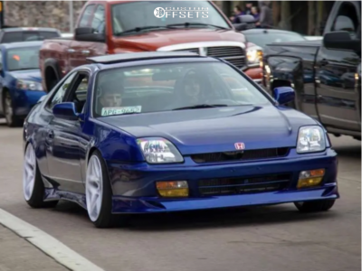 1997 Honda Prelude with 18x9 22 Kansei Astro and 225/35R18 Radar