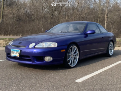 1992 Lexus SC300 with 19x8.5 37 Work Gnosis Cv201 and 235/35R19 Haida ...