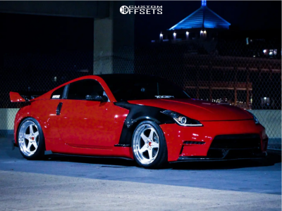 2006 Nissan 350Z with 19x10.5 22 Kansei Knp and 265/35R19 Yokohama