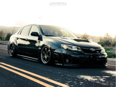 2013 Subaru WRX with 18x8.5 30 Volk Te37sl and 225/35R18