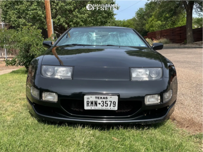 1990 Nissan 300ZX with 18x9.5 22 Kansei Tandem and 225/40R18