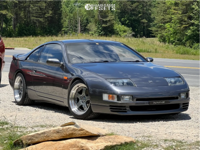 1991 Nissan 300ZX with 17x9 20 MST Mt07 and 245/40R17 Kumho