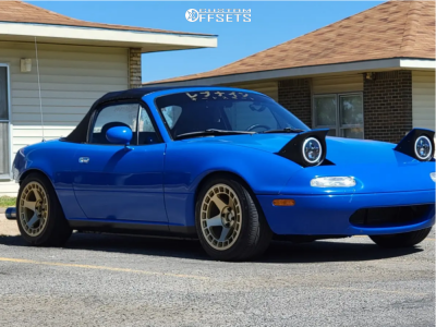 1992 Mazda Miata Base - 15x8 20mm - Spec-1 Spt-901 - Coilovers - 205/50R15