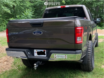 2017 Ford F-150 with 17x9 -12 Rock Trix RT113 and 315/70R17 Kenda ...