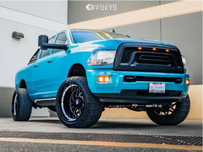 2016 Ram 2500 Big Horn - 24x14 -76mm - Dropstars 657bm - Leveling Kit - 35x13.5