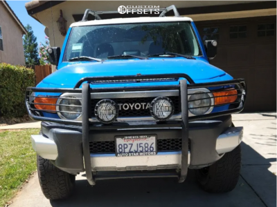 2007 Toyota FJ Cruiser with 16x8 0 Vision Turbine and 265/75R16 Cooper ...