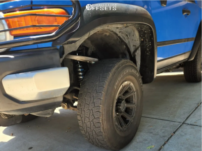2007 Toyota FJ Cruiser with 16x8 0 Vision Turbine and 265/75R16 Cooper ...