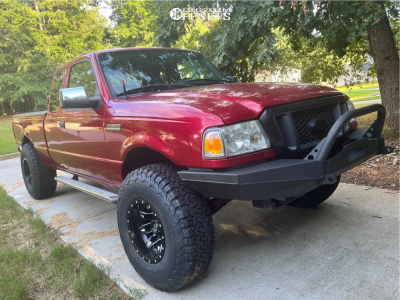 2007 Ford Ranger with 15x10 -43 Fuel Lethal and 33/12.5R15 BFGoodrich ...