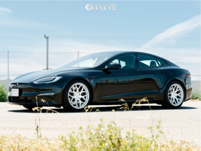 2022 Tesla S - 20x9 30mm - Aodhan Aff2 - Stock Suspension - 255/35R20