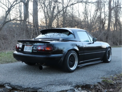 1997 Mazda Miata with 15x8 20 Aodhan Ah05 and 195/50R15 Nitto Nt450 and