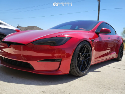 2021 Tesla S - 20x10 25mm - Rohana Rfx11 - Stock Suspension - 285/35R20
