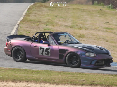 1999 Mazda Miata with 15x9 35 Advanti Racing Storm S1 and 245