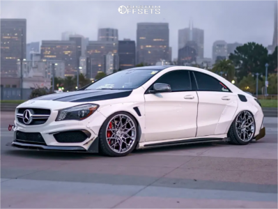 2014 Mercedes-Benz CLA45 AMG - 19x9 35mm - HRE FlowForm Ff10 - Air Suspension - 275/30R19