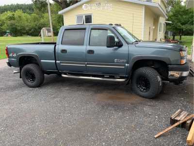2006 Chevrolet Silverado 2500 HD with 16x8 -6 Vision Warrior and 295 ...