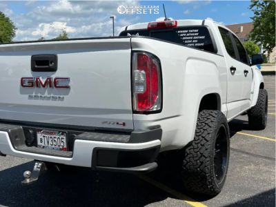 2021 GMC Canyon with 20x10 -25 ARKON OFF-ROAD Lincoln and 285/50R20