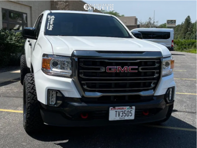 2021 GMC Canyon with 20x10 -25 ARKON OFF-ROAD Lincoln and 285/50R20