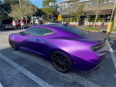 2016 Chevrolet Camaro with 20x9 30 Aodhan AFF1 and 245/40R20 Falken