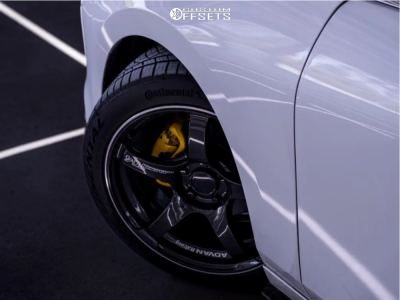 2021 Mazda 3 with 18x8.5 31 Advan Racing TC4 and 235/45R18