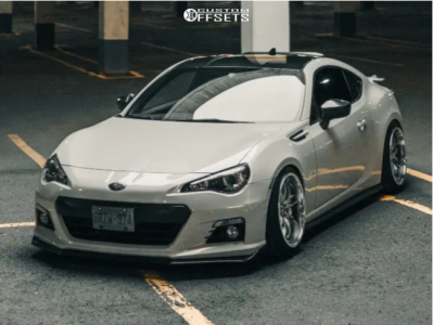 2016 Subaru BRZ with 18x9.5 19 Work Vs Ss and 225/40R18 Nankang Ns