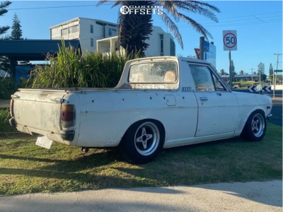 1994 Nissan 1200 Ute with 13x7 2 Hayashi Racing Command and 185/60R13 ...