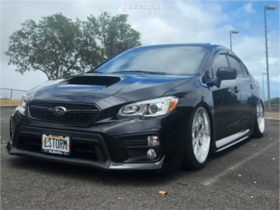 2018 Subaru WRX with 18x9.5 35 ESR Sr01 and 235/40R18