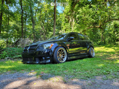 2008 Dodge Caliber with 18x9.5 22 Aodhan Ds02 and 245/40R18 General G ...