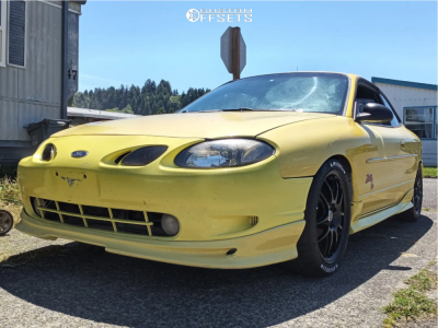 2000 Ford Zx2 with 17x7.5 40 Enkei PF01 and 215/45R17 Michelin