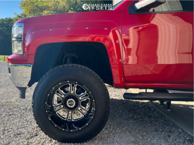 2014 Chevrolet Silverado 1500 with 20x9 12 Vision Rage and 295/65R20 ...