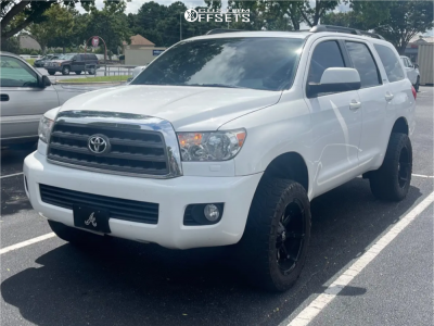 2015 Toyota Sequoia - 20x10 -12mm - Fuel Vapor - Leveling Kit - 33" x 12.5"