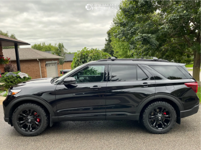 2022 Ford Explorer with 20x9 35 Fuel Vapor and 275/55R20 BFGoodrich All ...