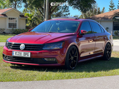 2016 Volkswagen Passat SEL Premium - 19x8.5 45mm - Verde Axis - Coilovers - 235/35R19