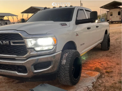 2020 Ram 3500 with 20x12 -51 Vision Rocker and 33/12.5R20 Nitto Ridge ...