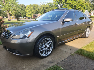2006 INFINITI M35 - 19x8.5 35mm - Enkei Ty5 - Stock Suspension - 245/40R19