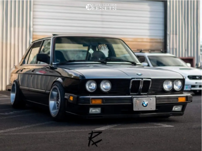 1987 BMW 535i with 15x8 0 Appliance Mags Wire Mag and 175/55R15