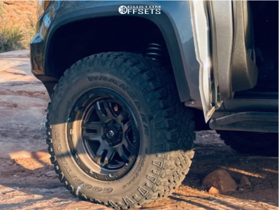2021 Chevrolet Colorado with 17x9 1 Fuel Ammo and 285/70R17 Goodyear ...