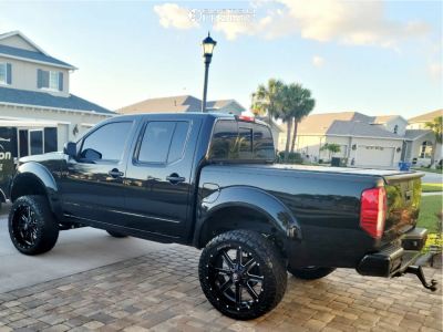 2019 Nissan Frontier with 22x10 -18 Ballistic Rage and 285/45R22 Nitto ...