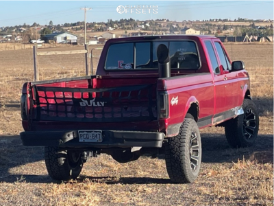 1995 Ford F-250 with 20x10 -18 Fuel Assault and 295/60R20 Falken ...