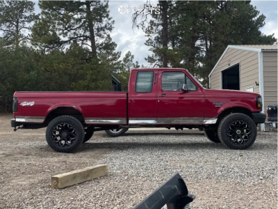 1995 Ford F-250 with 20x10 -18 Fuel Assault and 295/60R20 Falken ...