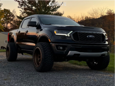 2019 Ford Ranger - 20x12 -52mm - Method Mr605 - Leveling Kit - 285/55R20
