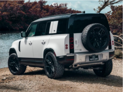2023 Land Rover Defender 110 with 22x10.5 38 Vossen Hf7 and 285/45R22 ...