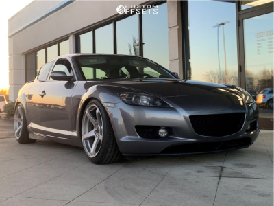 2005 Mazda RX-8 with 18x9.5 30 Enkei Kojin and 235/40R18 Falken