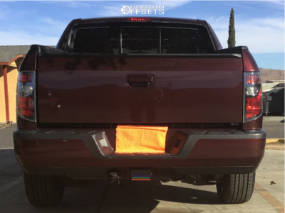 2014 Honda Ridgeline with 18x8 35 Shift Spring and 245/50R18 Pirelli P7