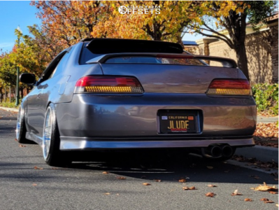 1998 Honda Prelude with 17x9 16 Work VS XX and 205/40R17 Toyo