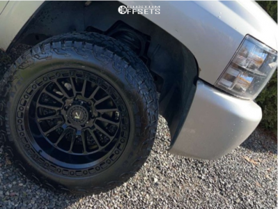 2008 Chevrolet Silverado 1500 with 20x12 -44 V-Rock Strike and 33/12 ...