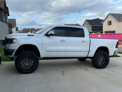 L⇔R Laugh+Rough12〜22 2019 Ram 1500 with 22x12 -44 Hardcore Offroad Hc22 and 37