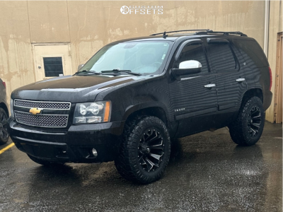 2012 Chevrolet Tahoe Wheel Offset Aggressive > 1" Outside Fender ...