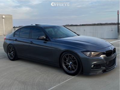 2013 BMW 335i with 18x9 30 Apex Fl-5 and 235/45R18 Michelin Pilot