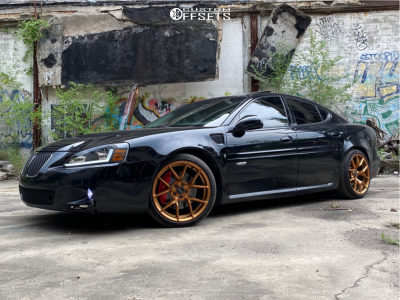 2006 Pontiac Grand Prix GXP - 19x9.5 33mm - RTR Tech 5 - Coilovers - 255/35R19