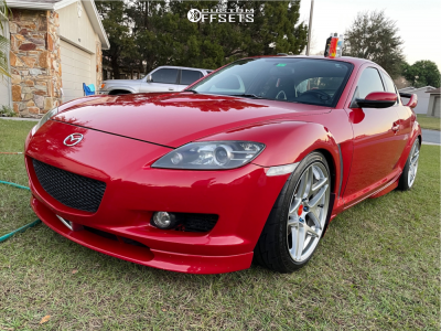 2005 Mazda RX-8 with 18x9.5 35 Kansei Astro and 245/40R18